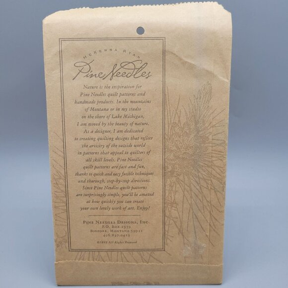 Upper Valley Elk Eagle Quilt Pattern McKenna Ryan Pine Needles 36.5 x 29.5 - Picture 4 of 5